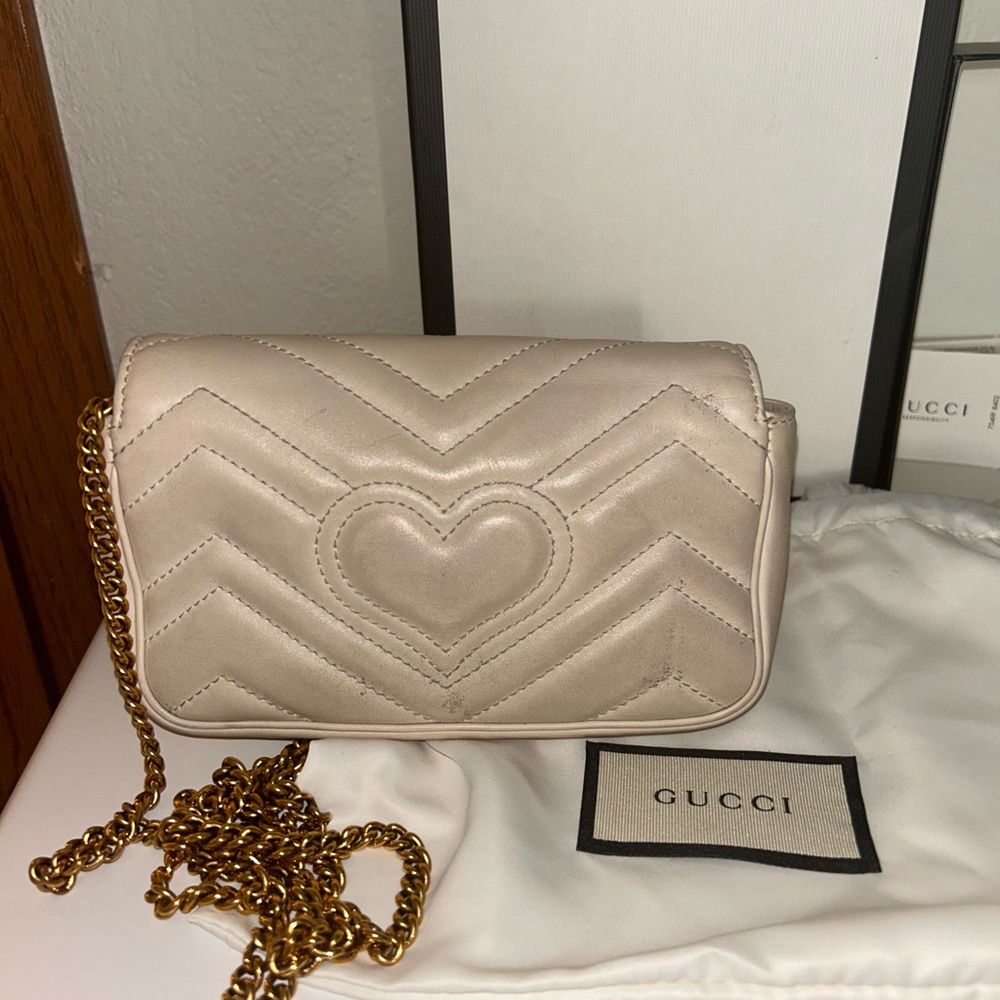 Gucci Marmont leather bag, box 2 dust bags - Picture 7 of 16